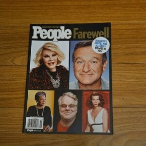 People Farewell Collector's Edition Magazine - Black & Gold Cover